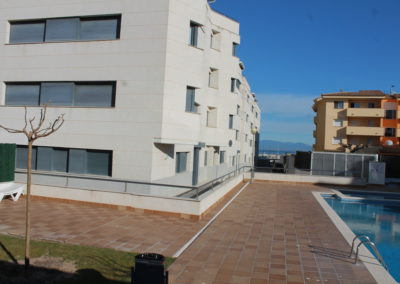 Balco del port vista mar